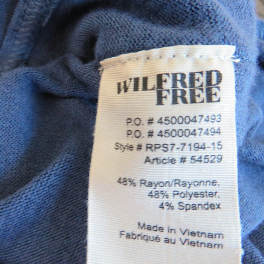 Aritzia Navy Midi Skirt with Side Slit - Picture 11 of 11